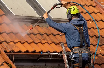 Démoussage et hydrofuge de toiture à Flainval